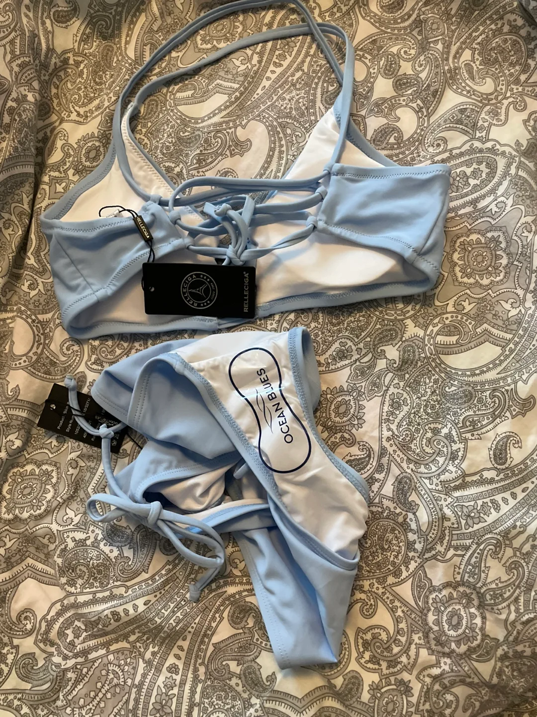 New Relleciga & Ocean Blues Blue Bikini Set image indicator(3)