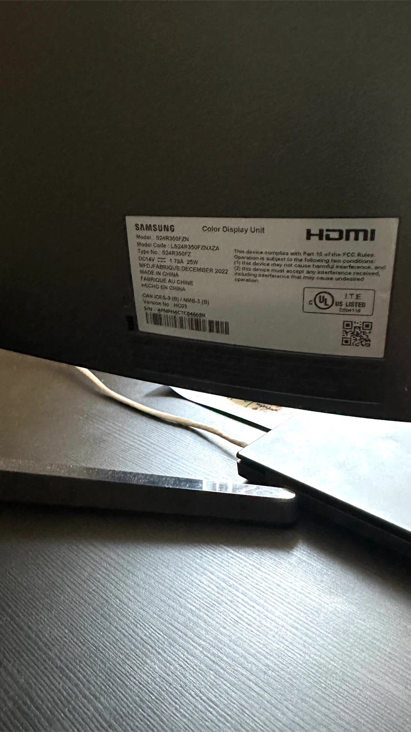 Samsung S24R350FZN 24" Monitor - photo 3