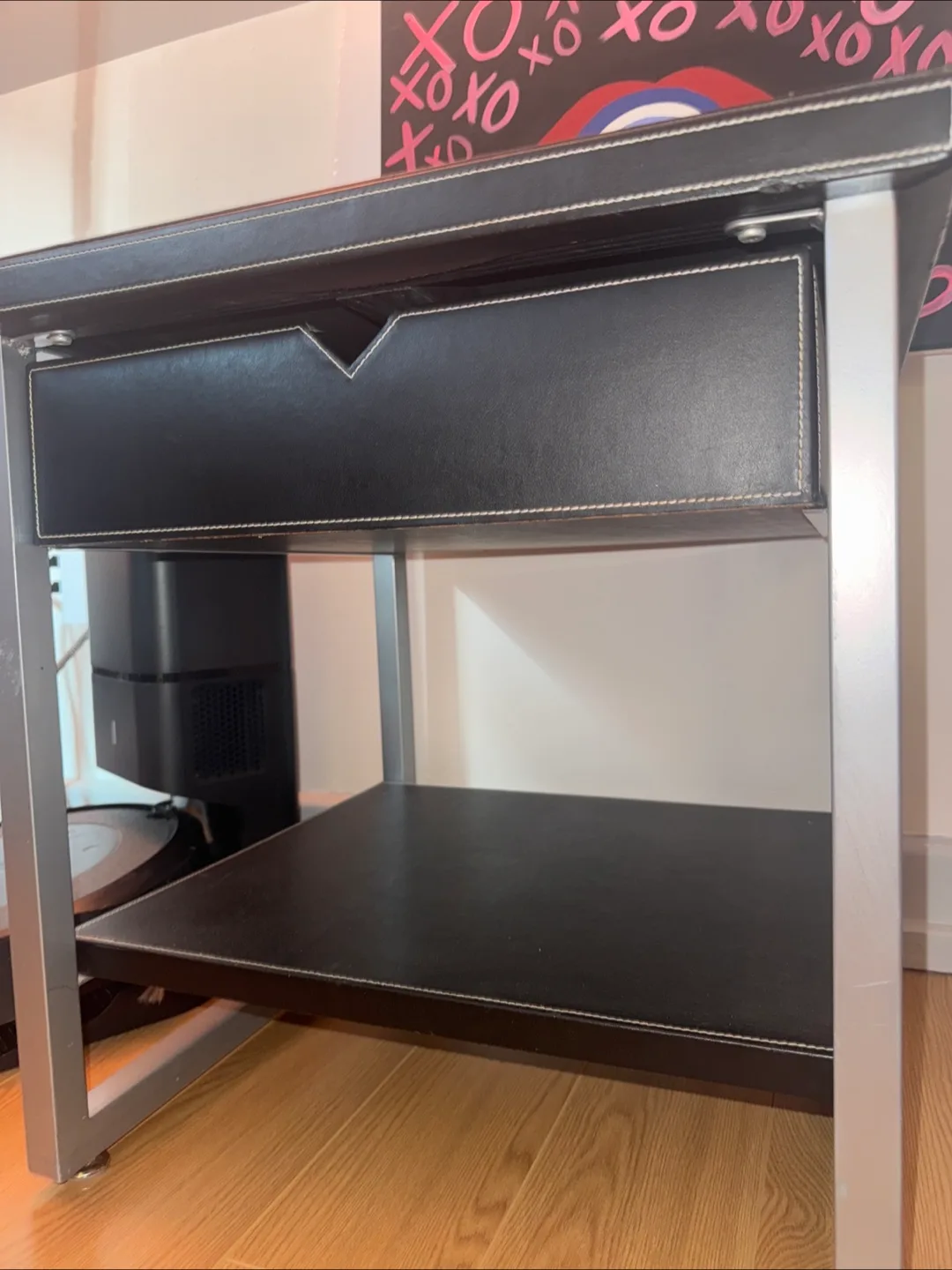 Black Side Table with Drawer image indicator(3)