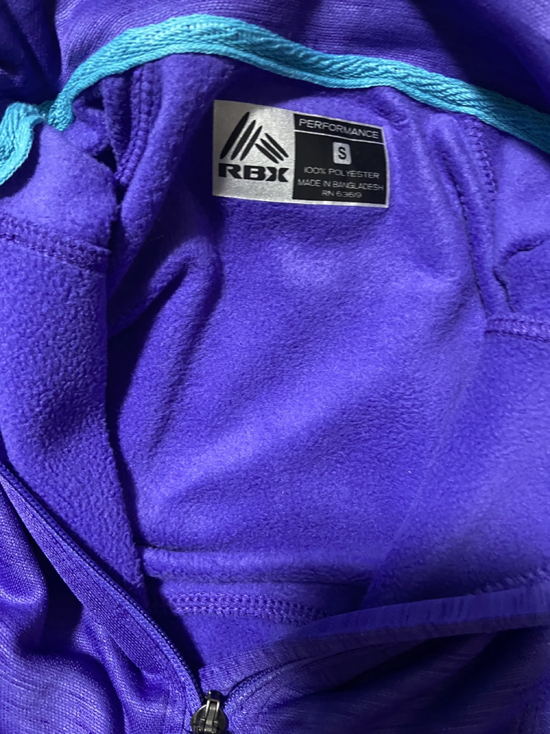 RBX Performance Purple Pullover - Size Small - photo 4