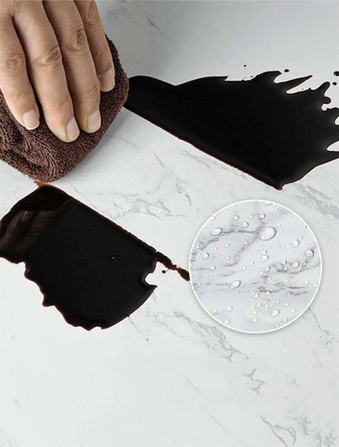 Peel and Stick Marble Wallpaper - photo 2
