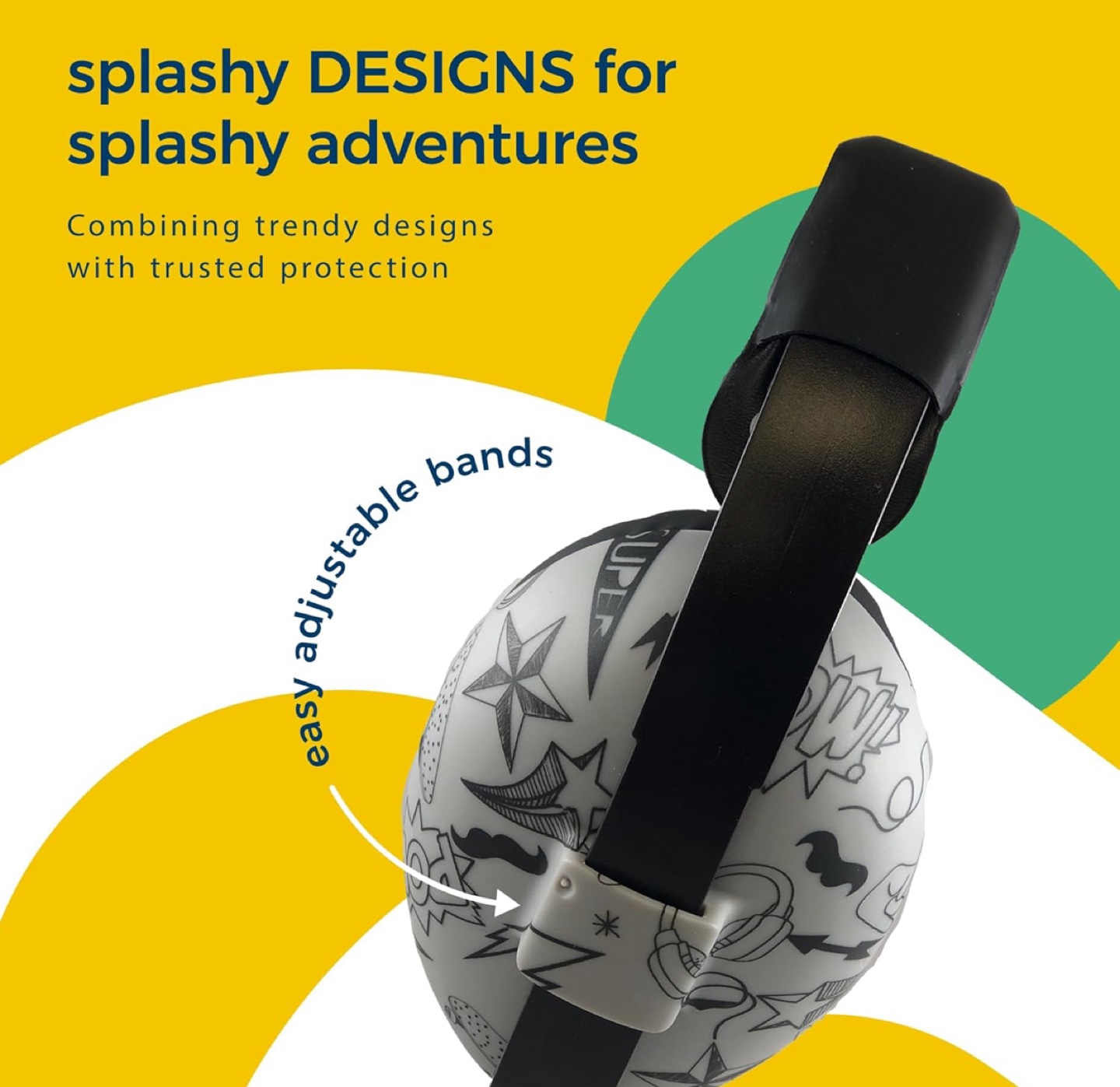 Banz Infant Ear Defenders - Graffiti Doodle - photo 4