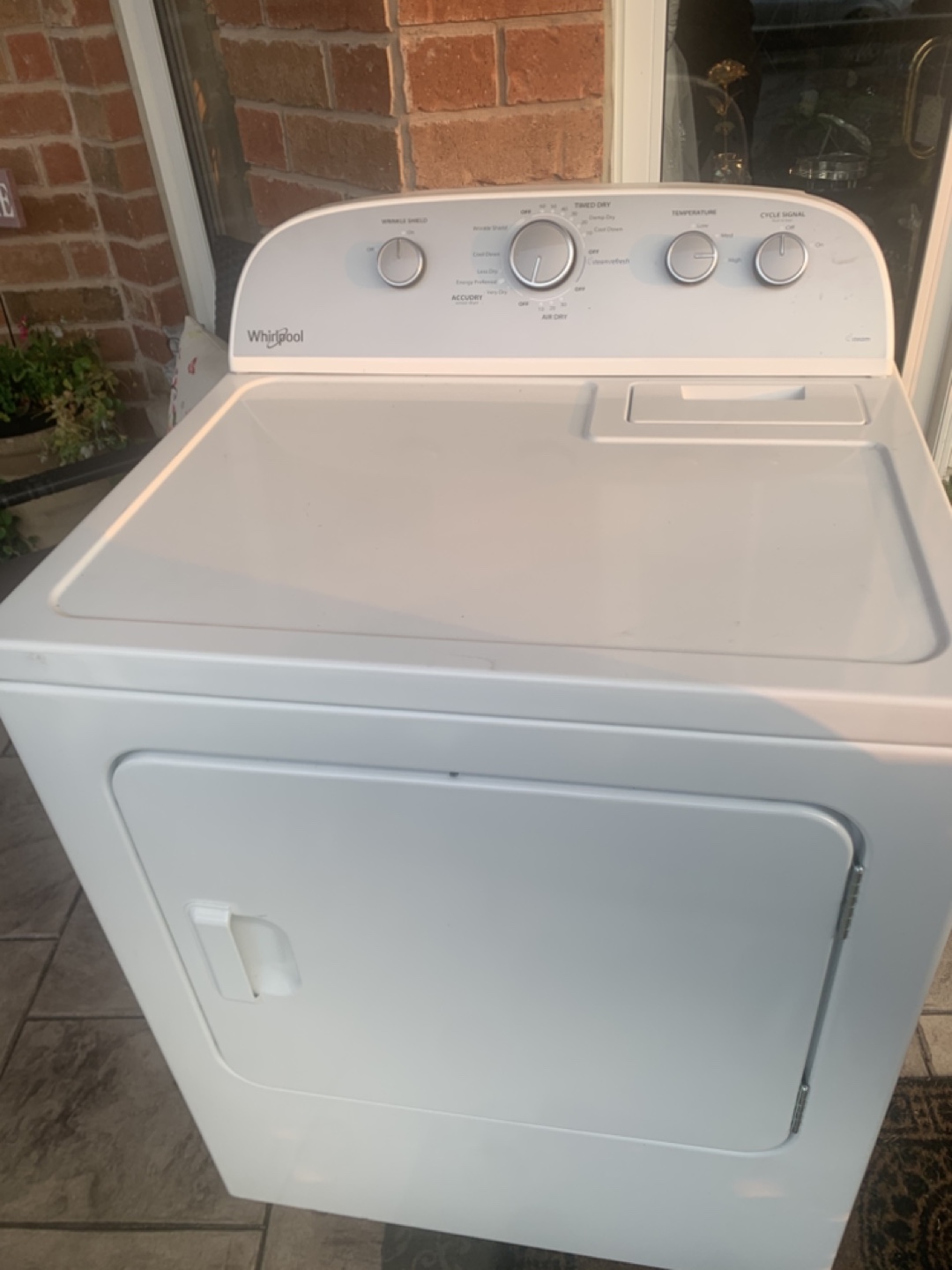 Whirlpool White Clothes Dryer - photo 2