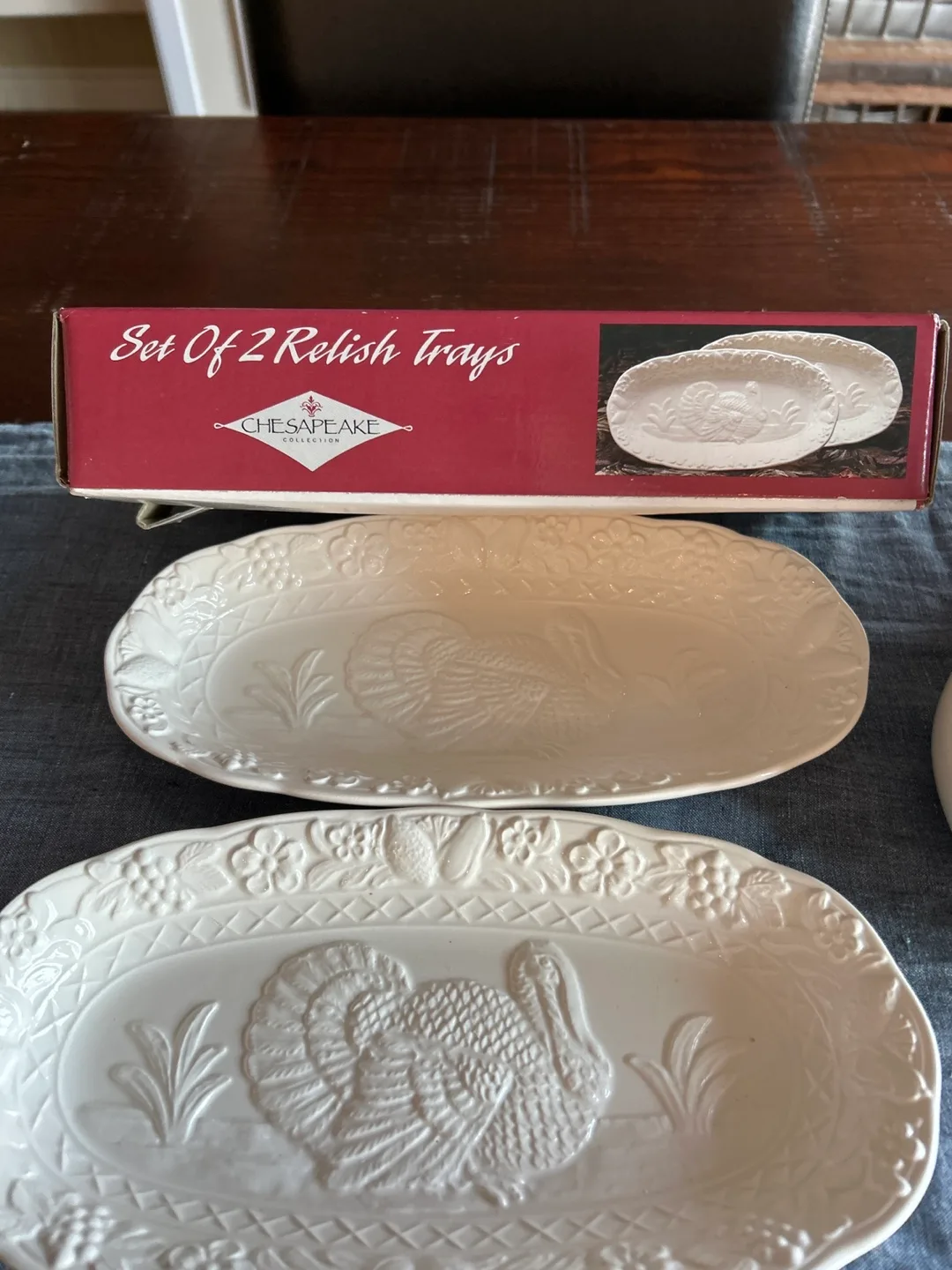 Chesapeake & Himark Turkey Relish Trays & Stuffing Bowl image indicator(5)