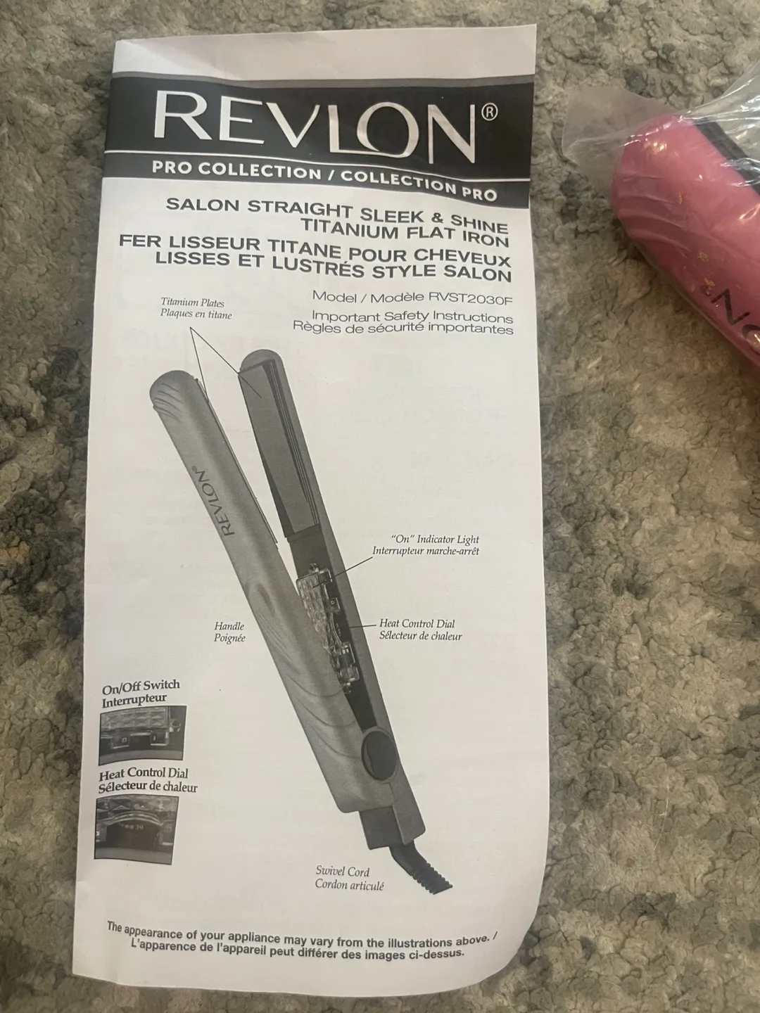 Revlon Pro Collection Salon Straight Titanium Flat Iron image indicator(4)