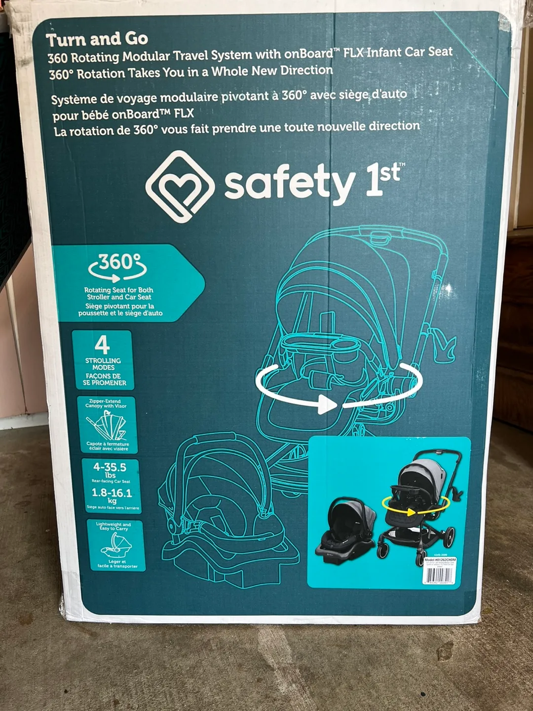 Safety 1st Turn and Go 360 Travel System - NEW image indicator(2)