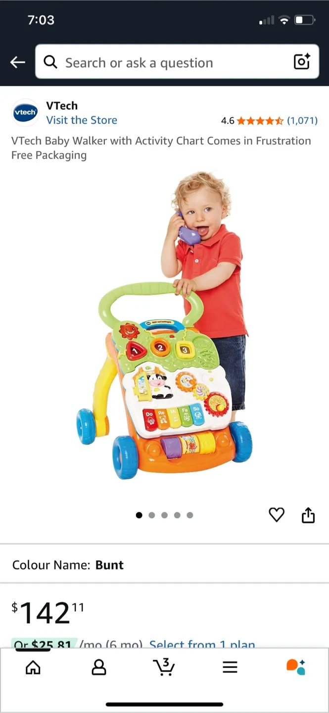 VTech Sit-to-Stand Learning Walker image indicator(2)