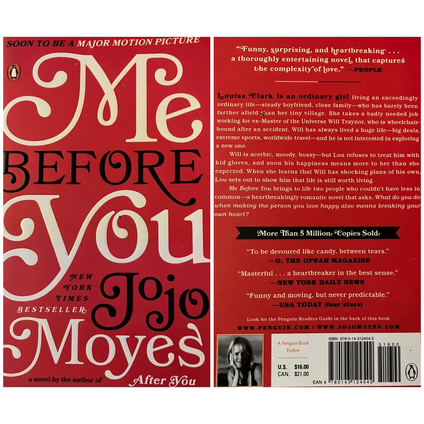(Book) “Me Before You” by Jojo Moyes thumbnail