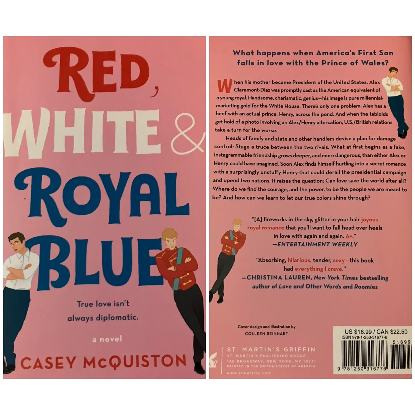 (Book) “Red, White & Royal Blue” by Casey McQuiston thumbnail