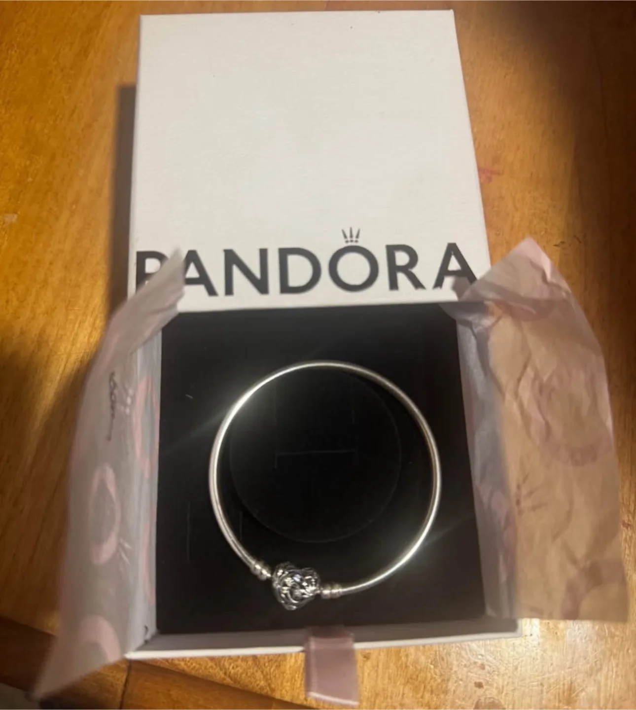 Pandora Silver Bangle Bracelet with Box thumbnail
