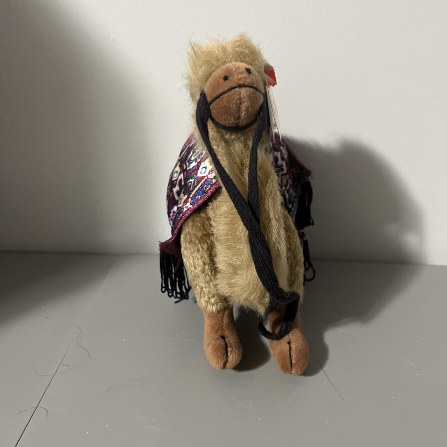 Ty Beanie Baby Plush Camel with Saddle
