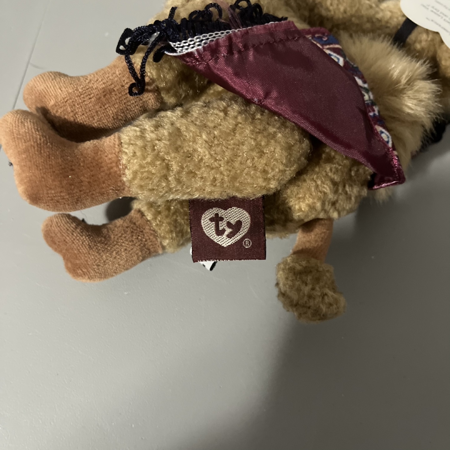 Ty Beanie Baby Plush Camel with Saddle - photo 5