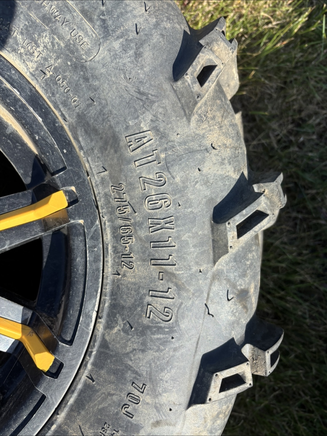 SunF ATV Tires - AT26X11-12 & AT26X9-12 - photo 2