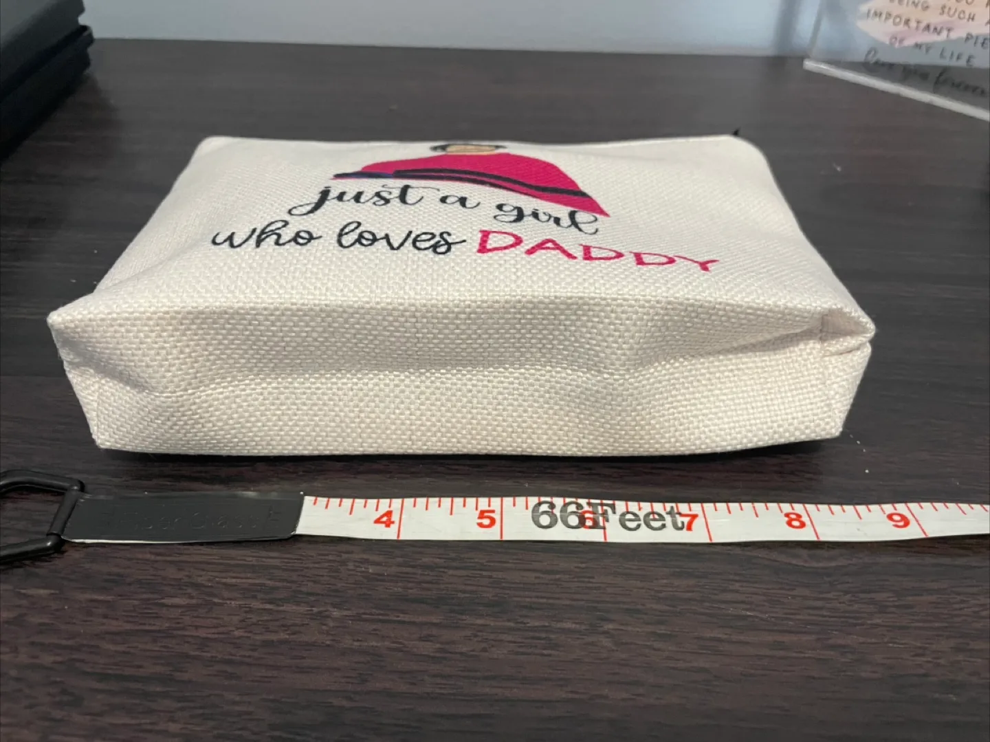 Cosmetic Bag - Just a Girl Who Loves Daddy image indicator(2)