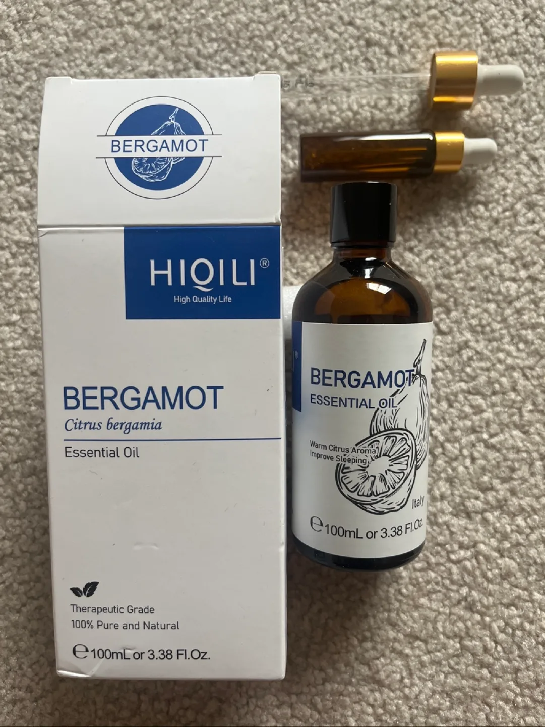 HIQILI 100% Pure Bergamot Essential Oil thumbnail