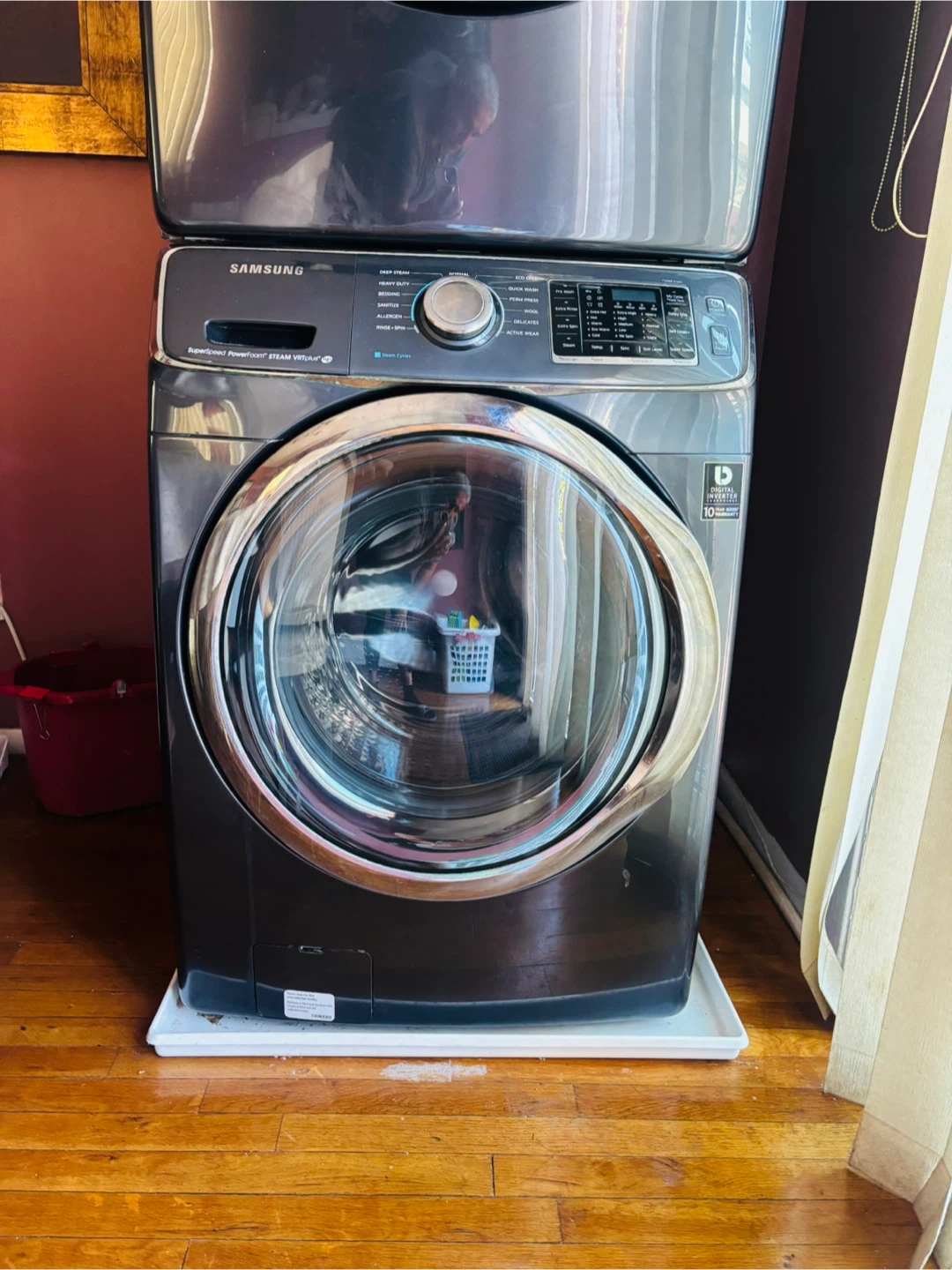 Washing machine and dryer.