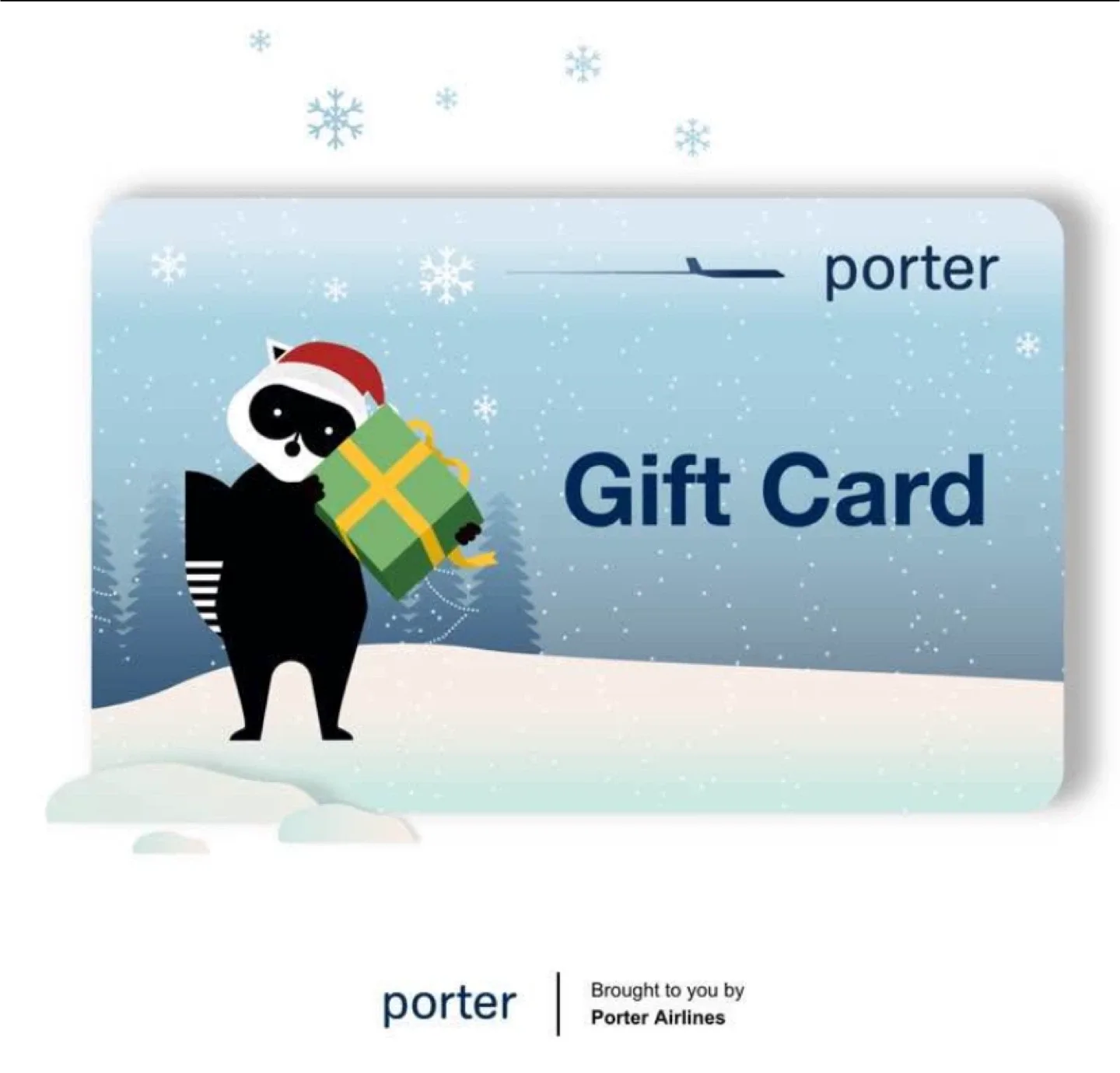 Porter Airlines Gift Card thumbnail