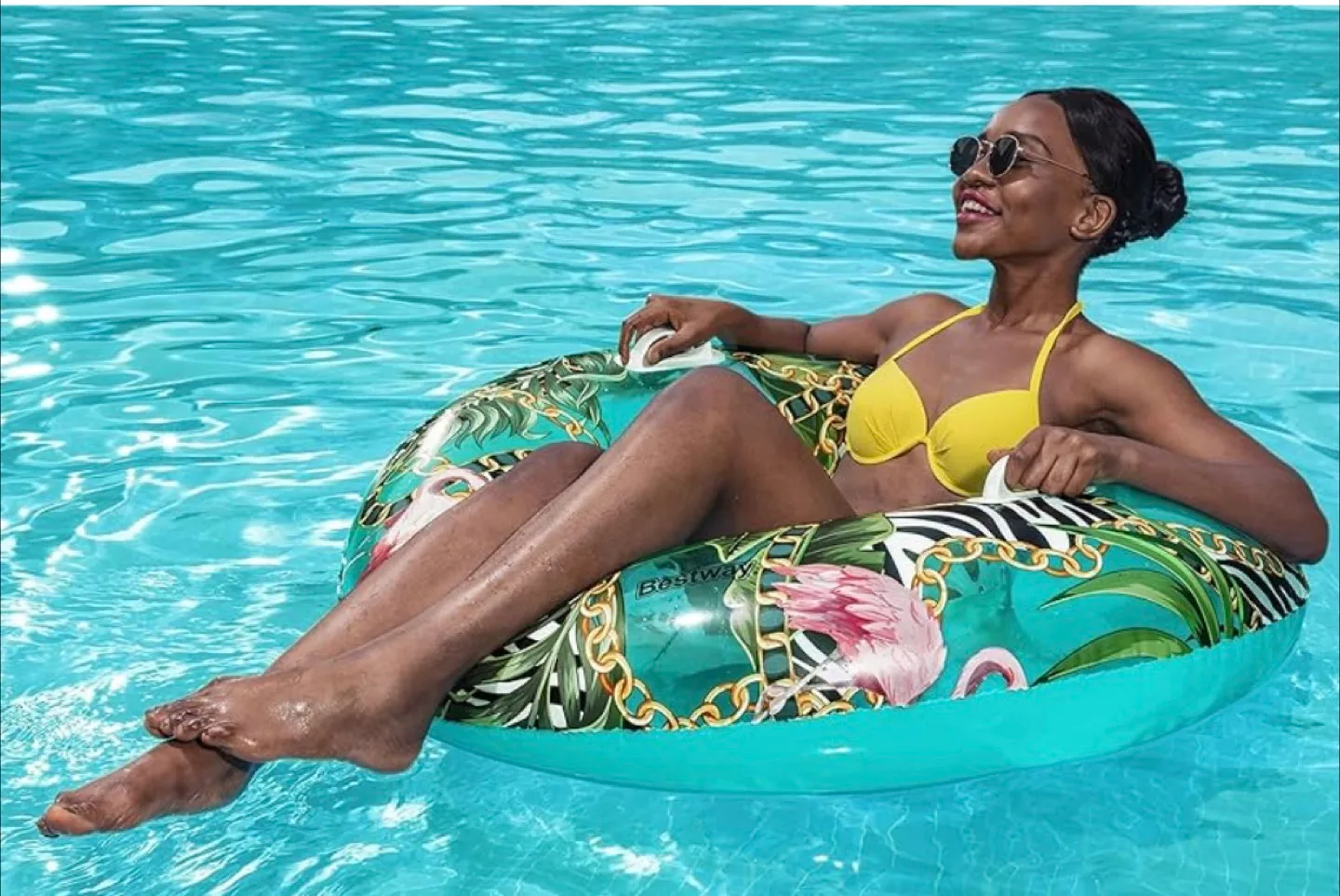 Bestway Floral Fantasy Swim Ring, 45 in image indicator(3)