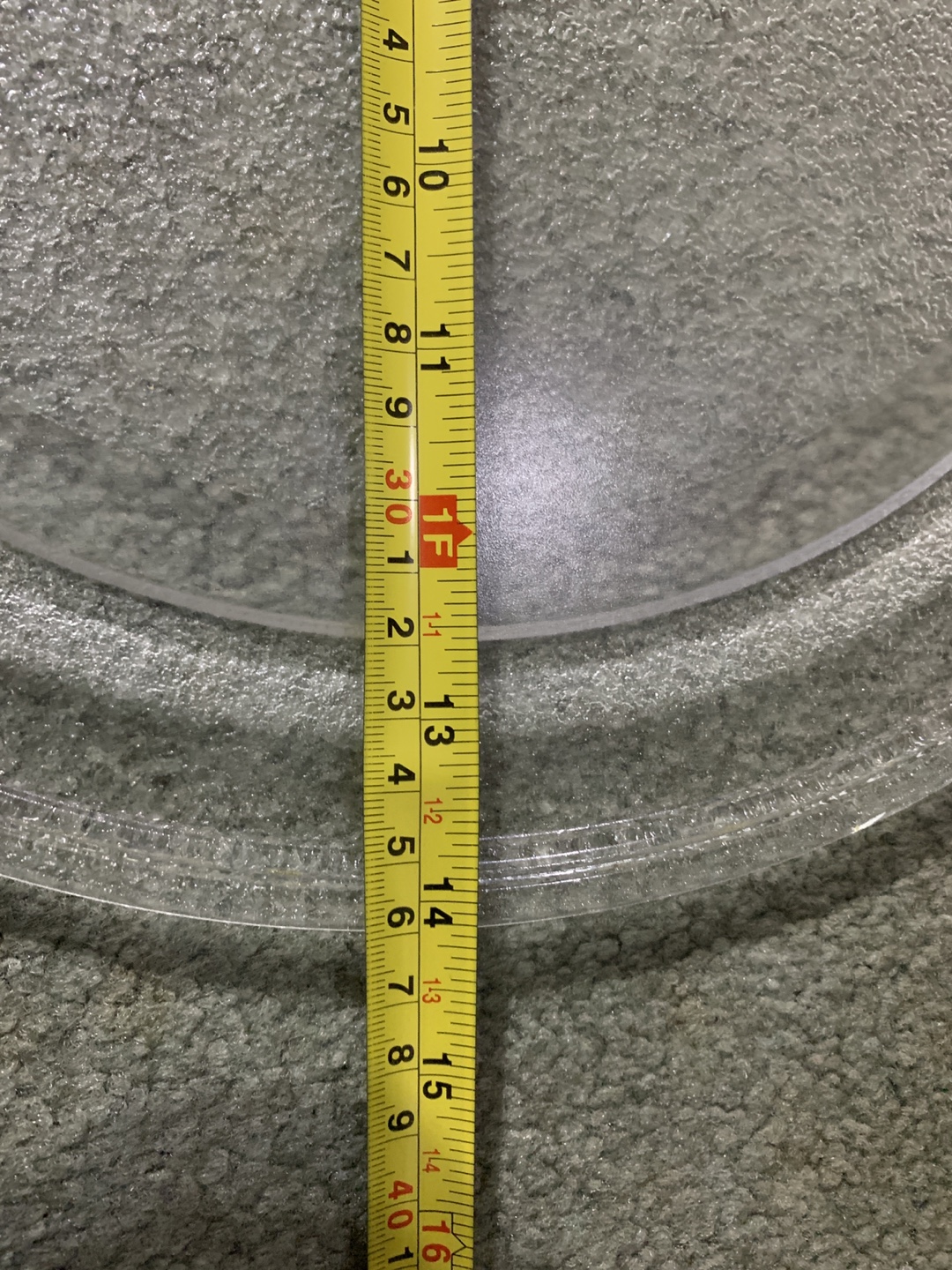 Microwave plate 14 inches with ring - photo 2