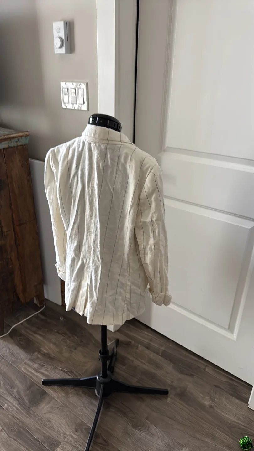 Riani linen blend blazer - size 12 (fits 10) image indicator(5)