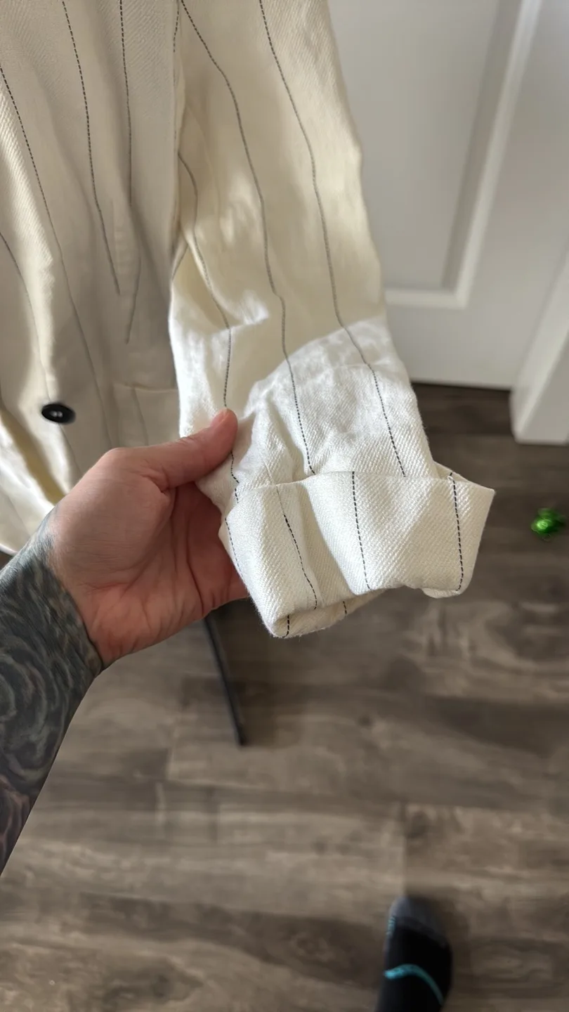 Riani linen blend blazer - size 12 (fits 10) image indicator(6)