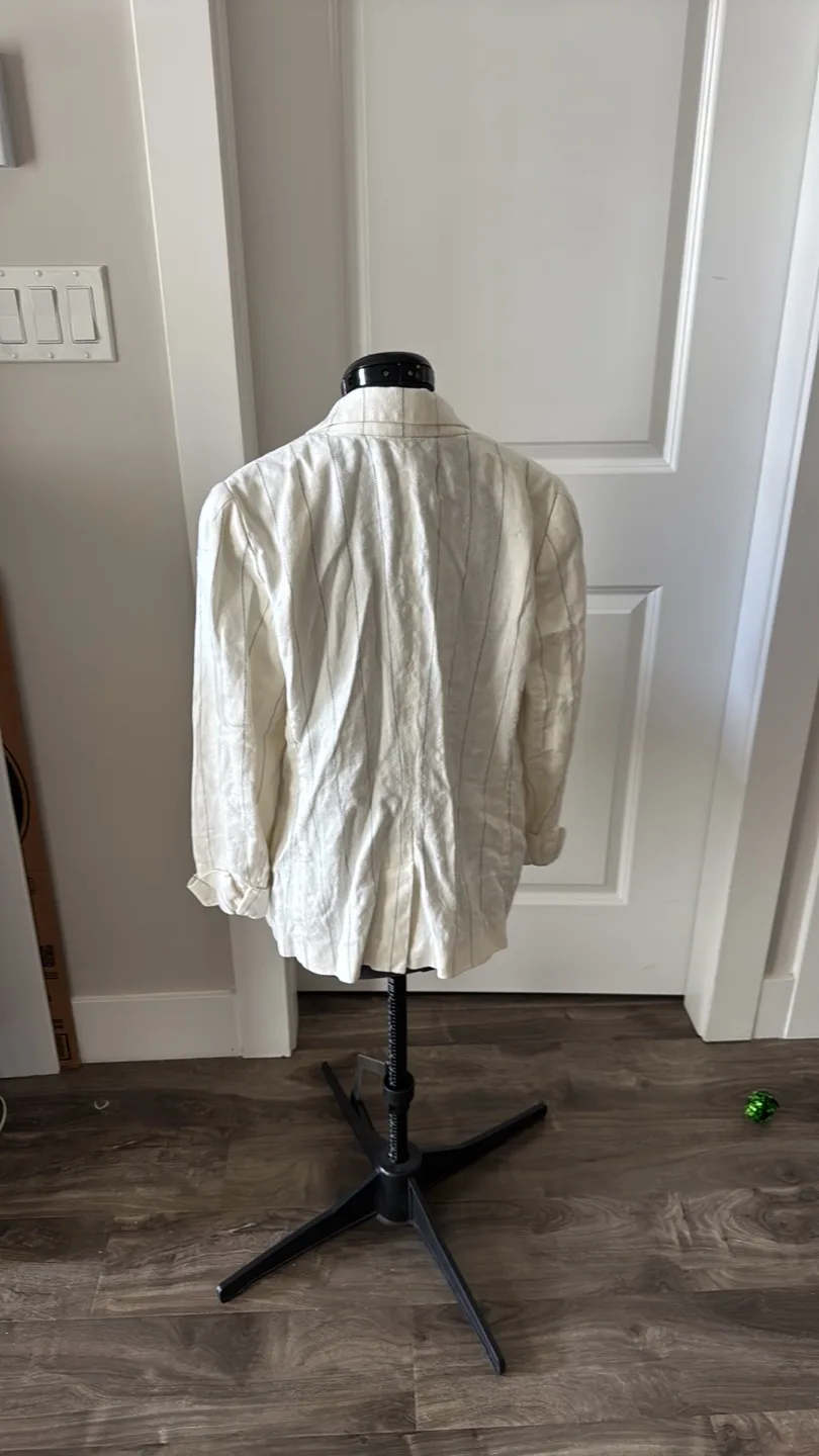 Riani linen blend blazer - size 12 (fits 10) image indicator(4)