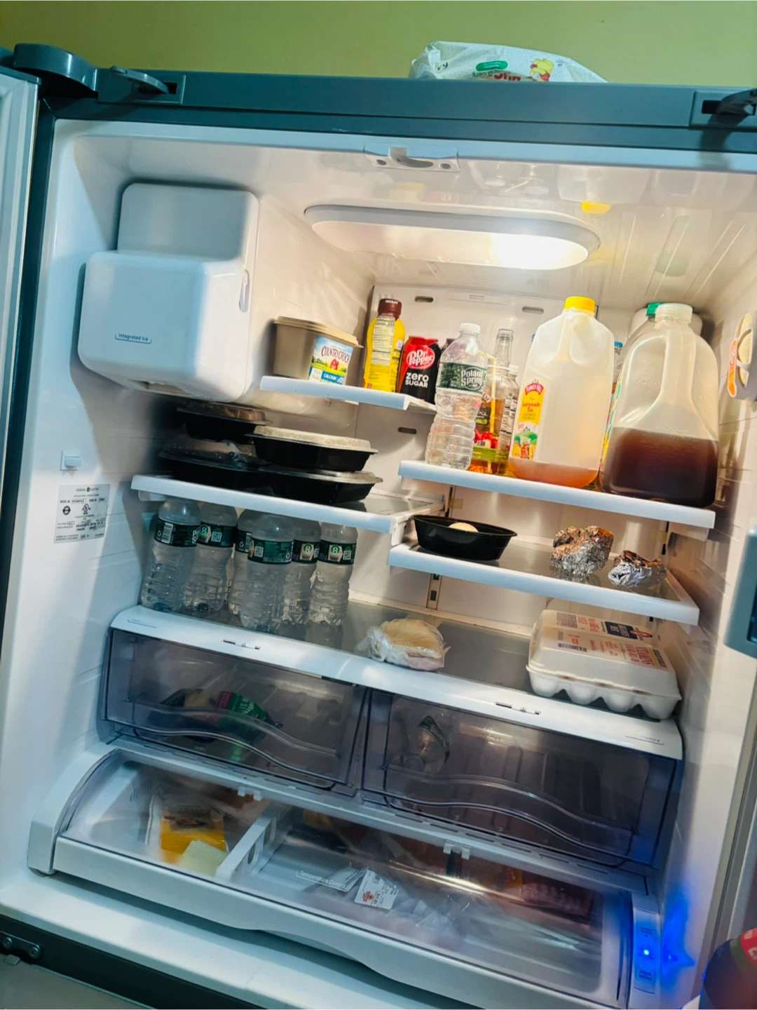 GE Stainless Steel French Door Refrigerator - photo 2