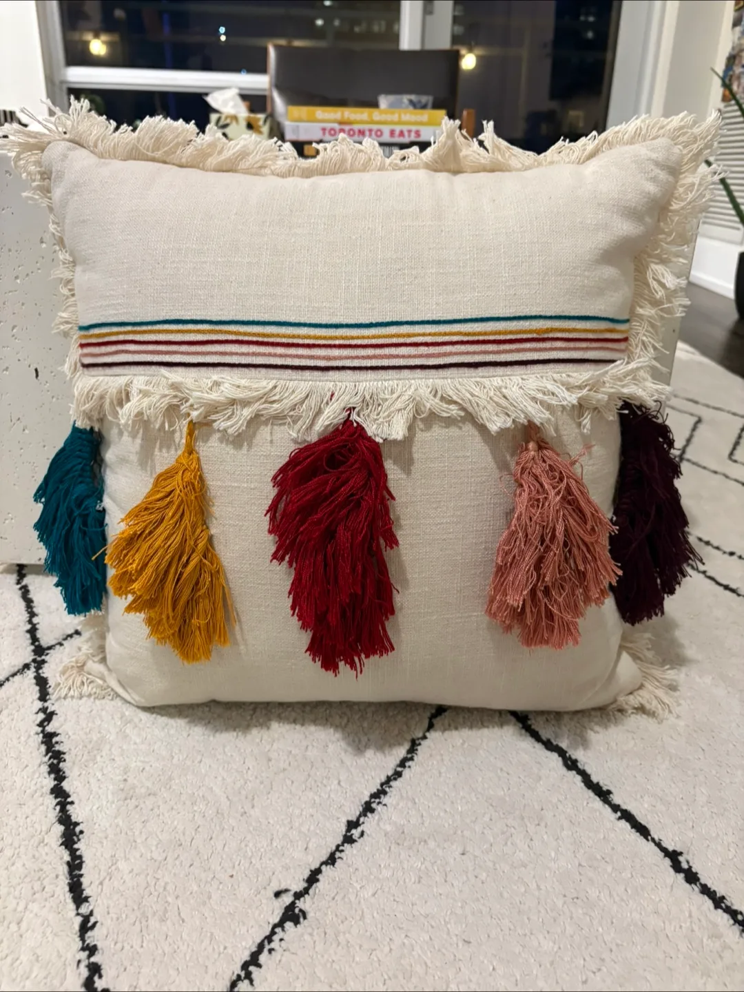 Decorative Throw Pillows - 2 styles $15 each thumbnail