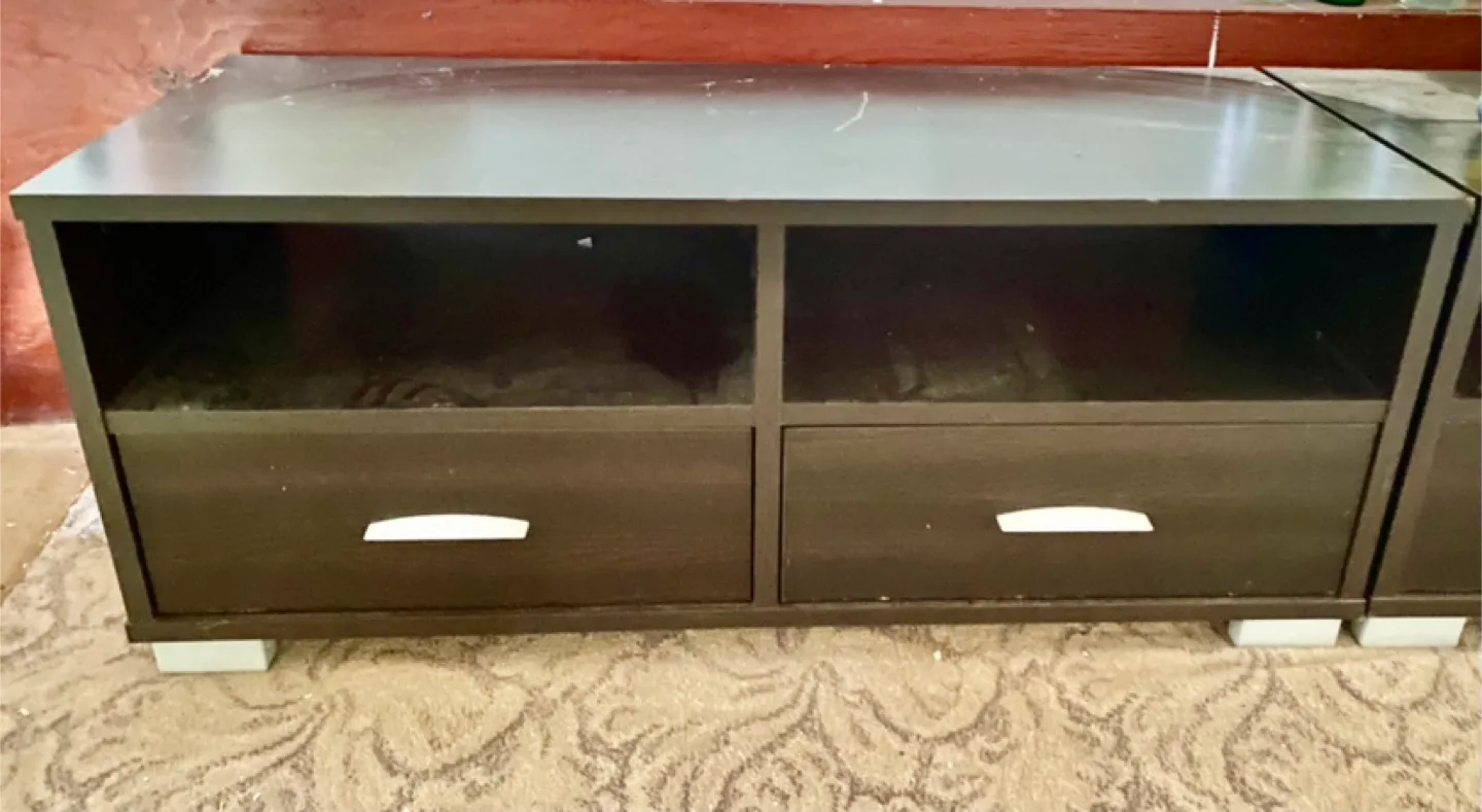 WoodenTV Stand with Drawers thumbnail