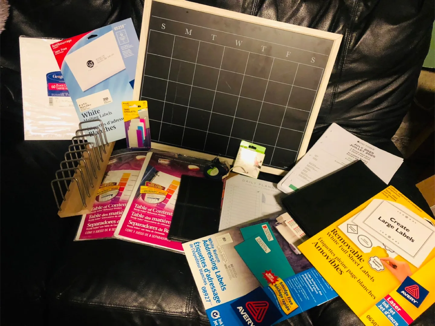 Office Supplies Bundle: Labels, Dividers, Planner etc thumbnail