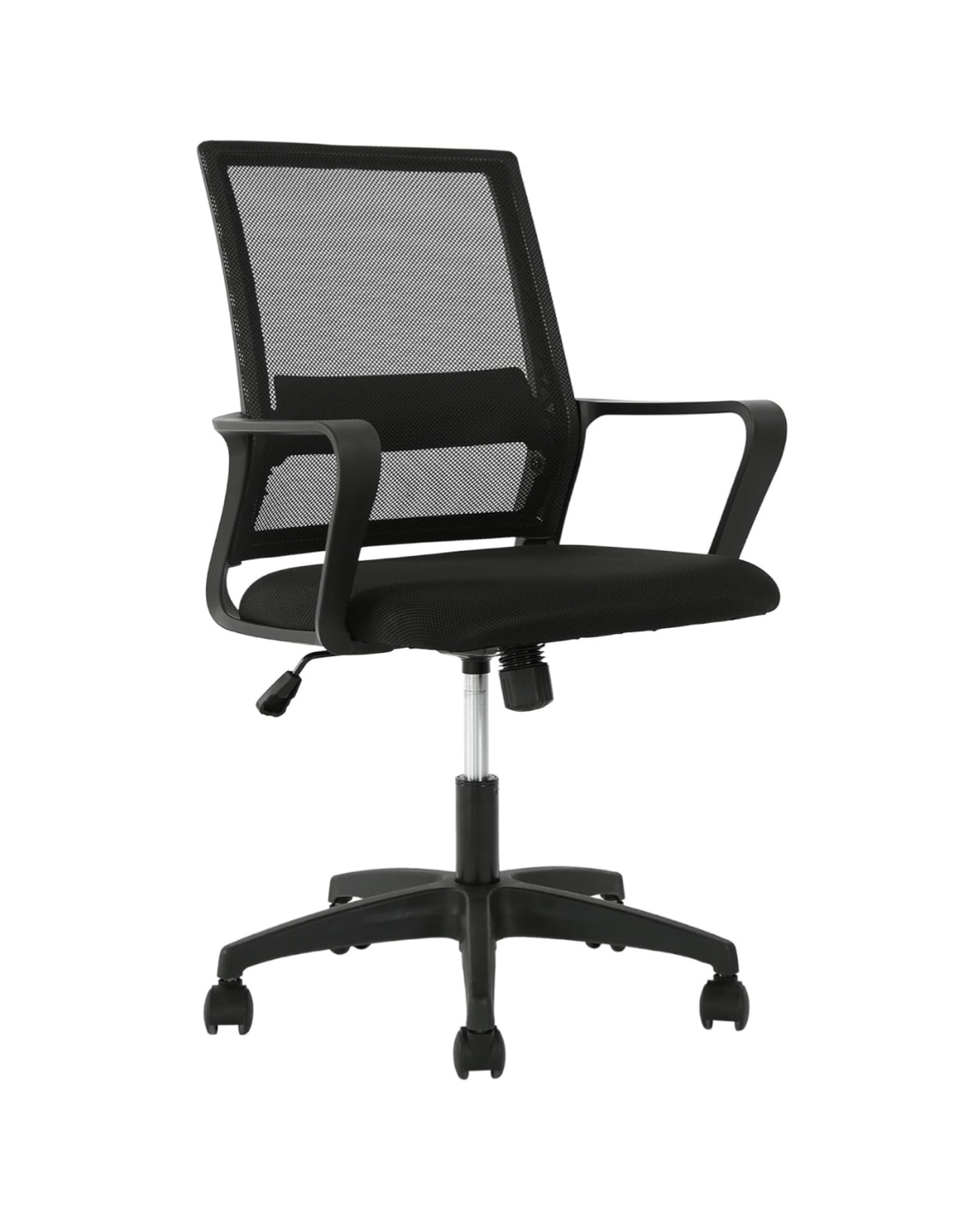 Black Mesh Office Chair - Adjustable Height - photo 2