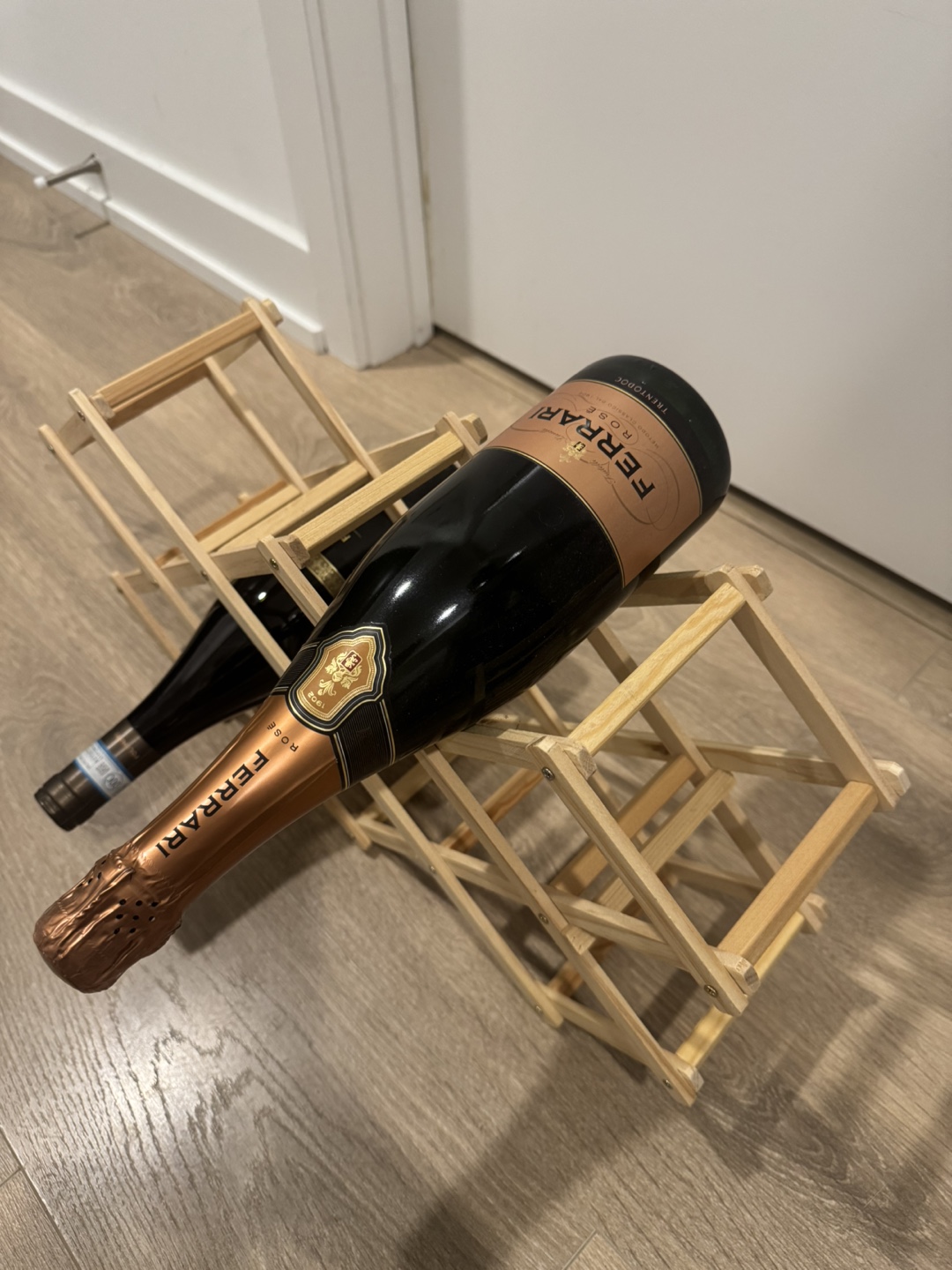 Foldable Wooden Wine Rack Brand new - photo 4
