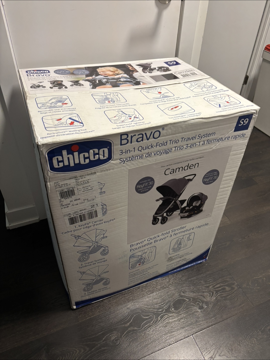 Chicco Bravo 3-in-1 Baby Travel System - Camden