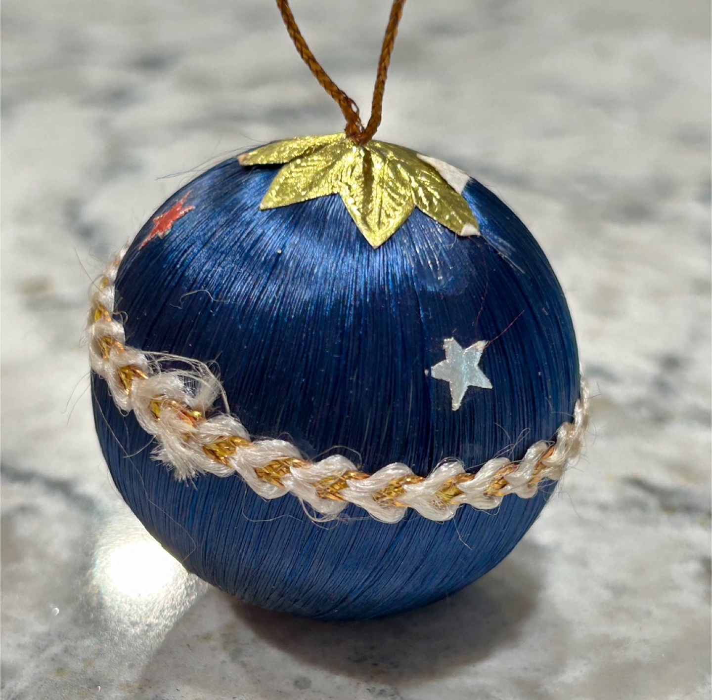 Red Cardinal & Blue Ball Hanging Ornaments - photo 3