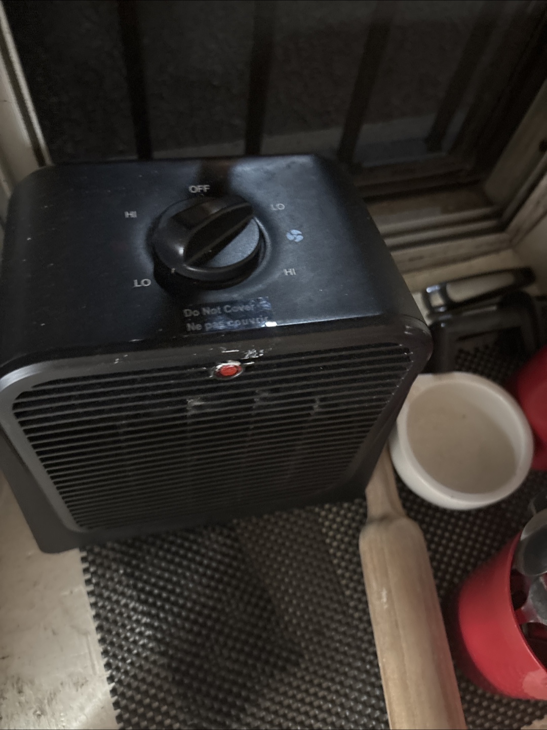 Black Portable Space Heater - photo 2