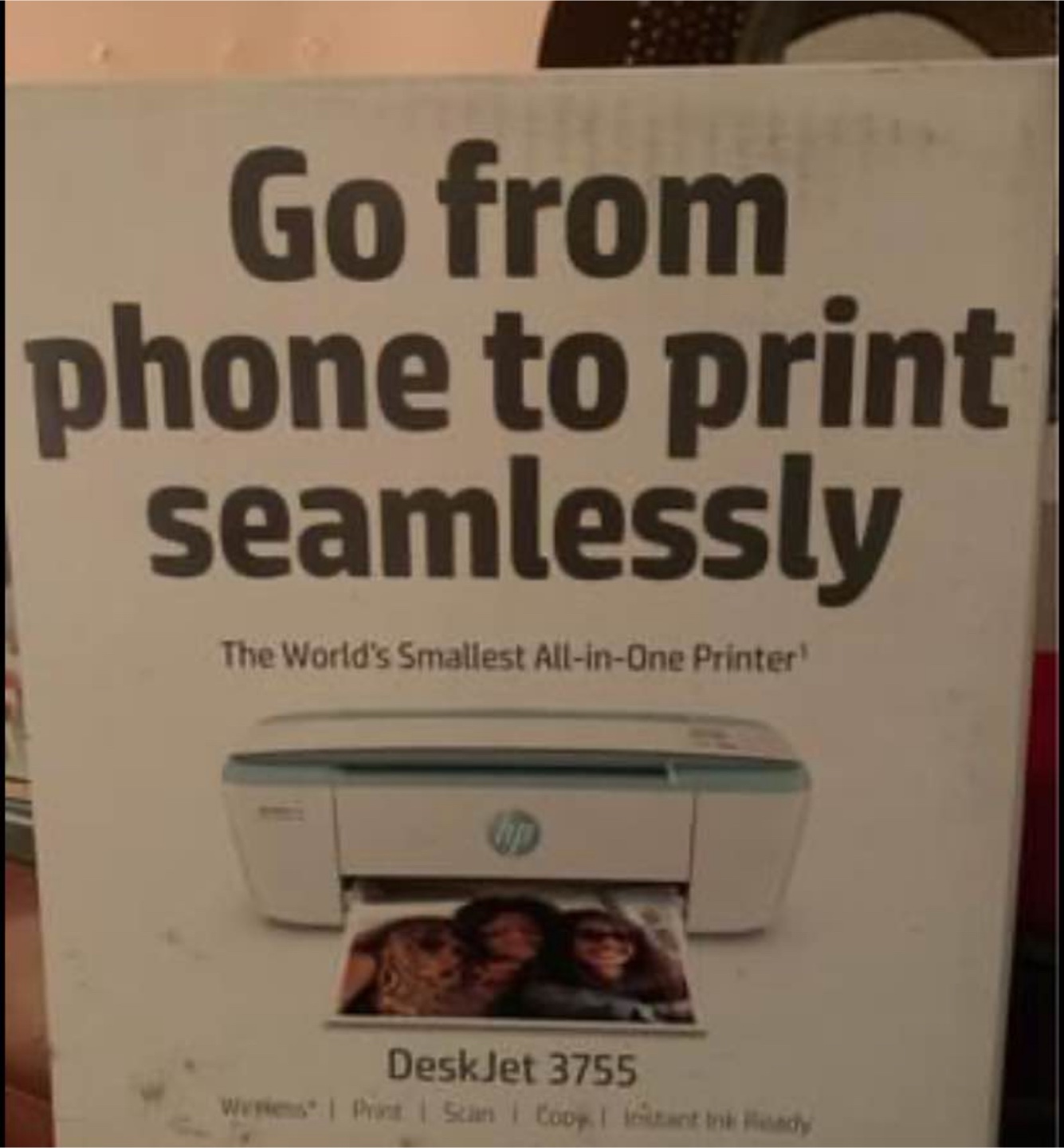 HP DeskJet 3755 All-in-One Printer - photo 3