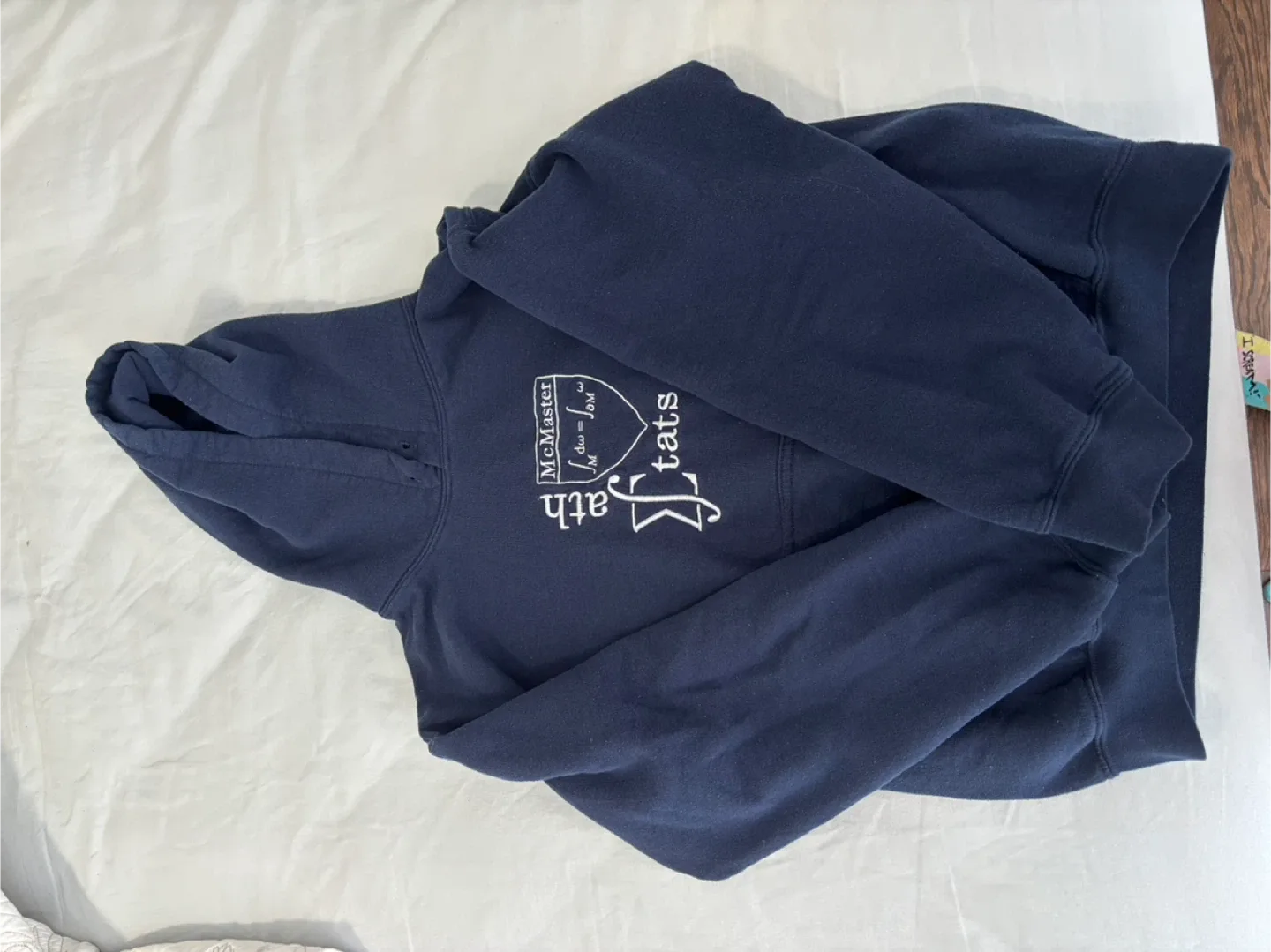 McMaster Math & Stats Hoodie (Navy, Unisex) image indicator(2)