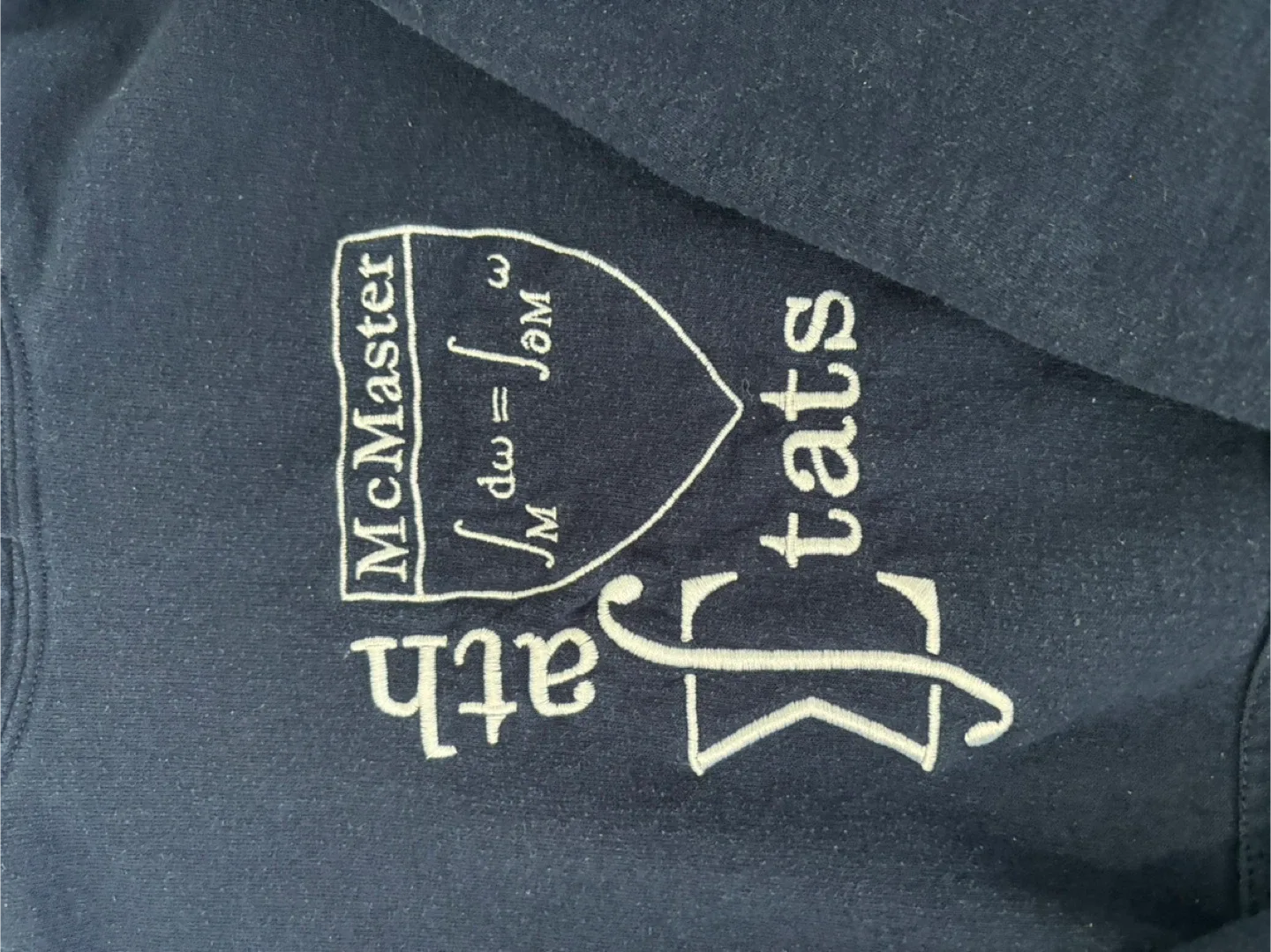 McMaster Math & Stats Hoodie (Navy, Unisex) image indicator(3)