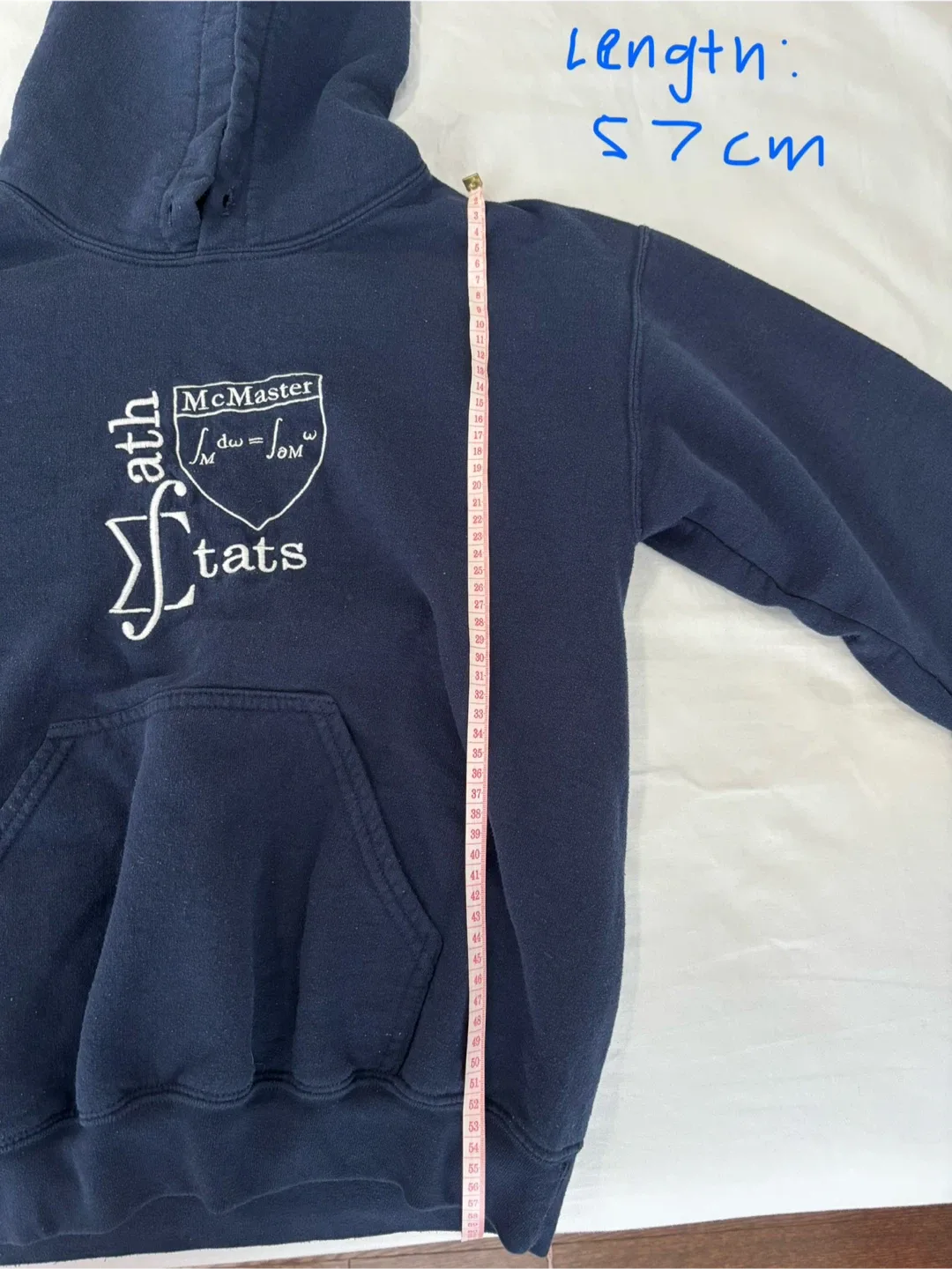 McMaster Math & Stats Hoodie (Navy, Unisex) image indicator(7)