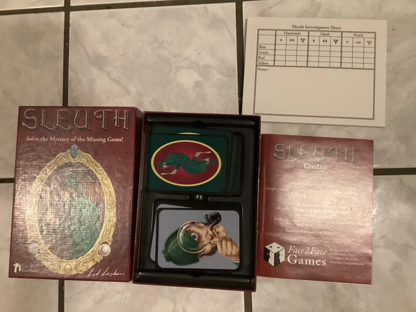 Sleuth Board Game - Solve the Mystery! thumbnail