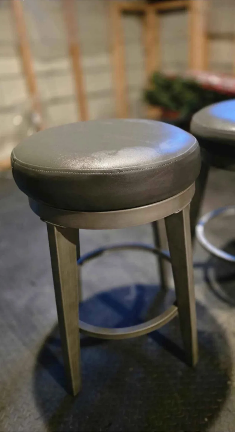 2 Swivel Bar Stool - Grey thumbnail