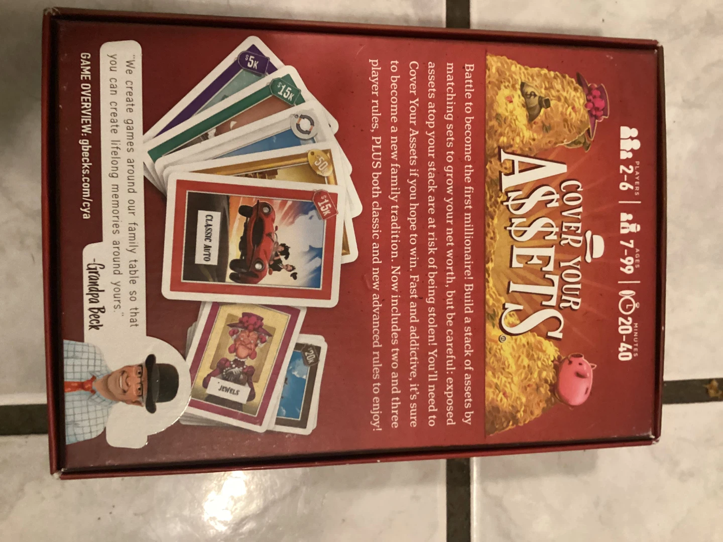 Cover Your Assets Card Game by Grandpa Beck's Games - photo 2