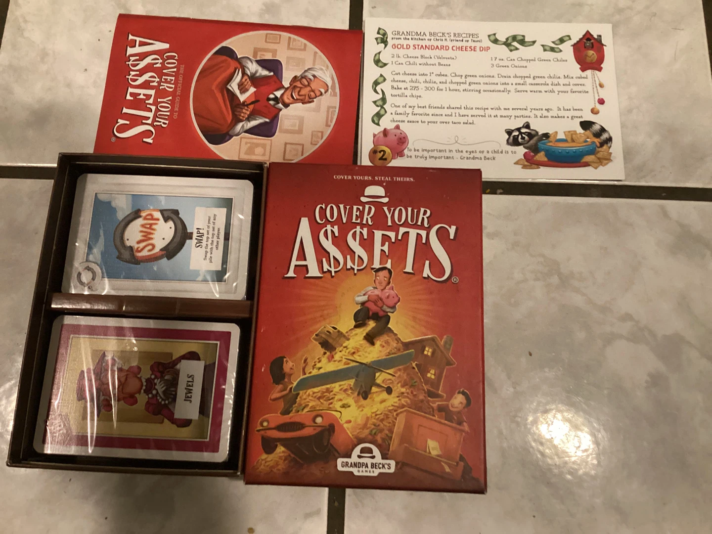 Cover Your Assets Card Game by Grandpa Beck's Games