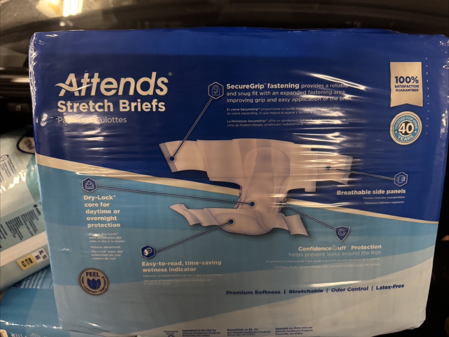 Attends Stretch Briefs & Tena Proskin Underwear - photo 2