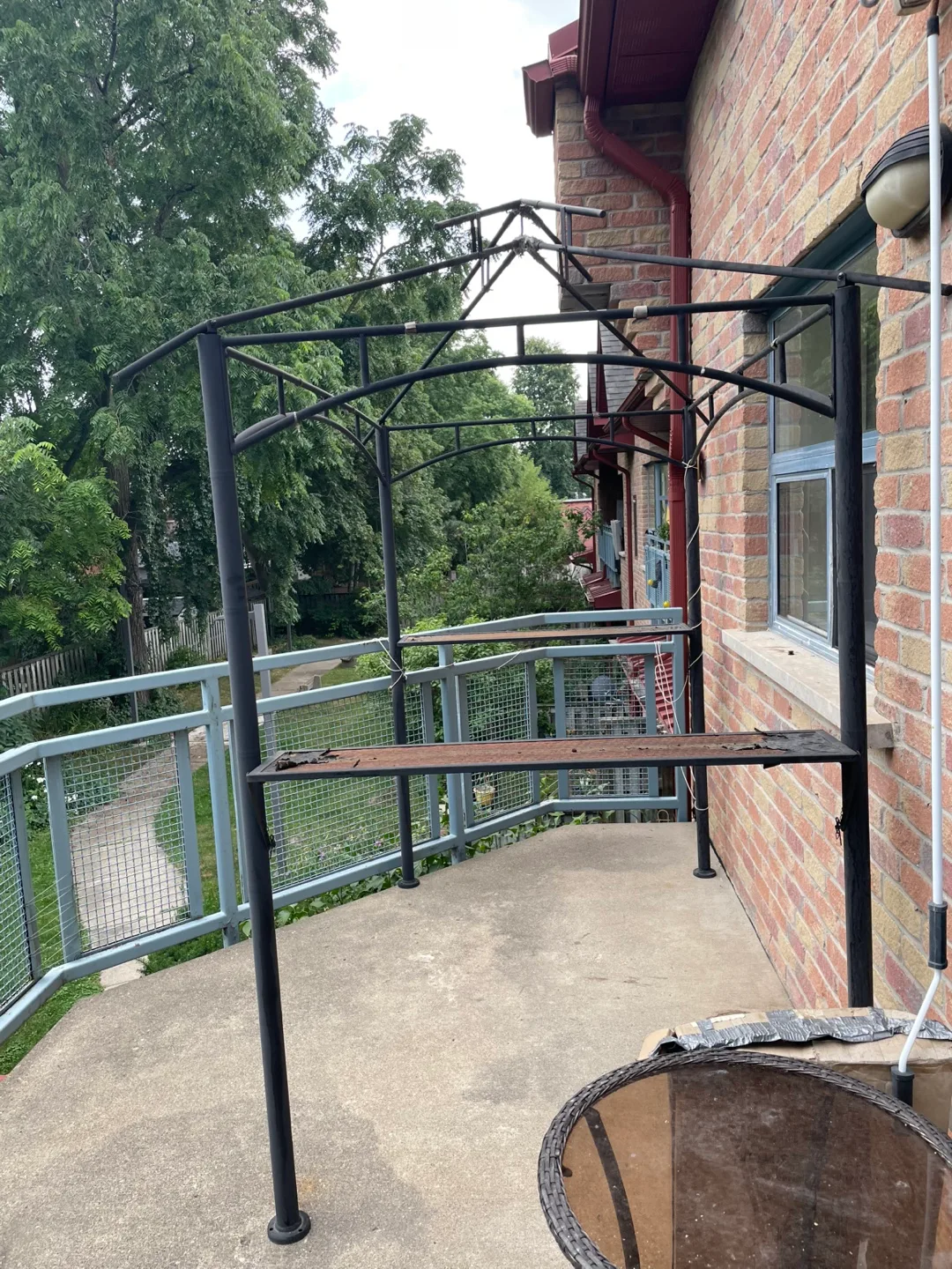 Outdoor Grill Gazebo with Shelves image indicator(2)