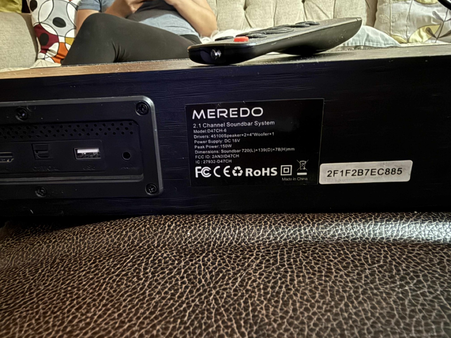 Meredo Channel Soundbar System - photo 4