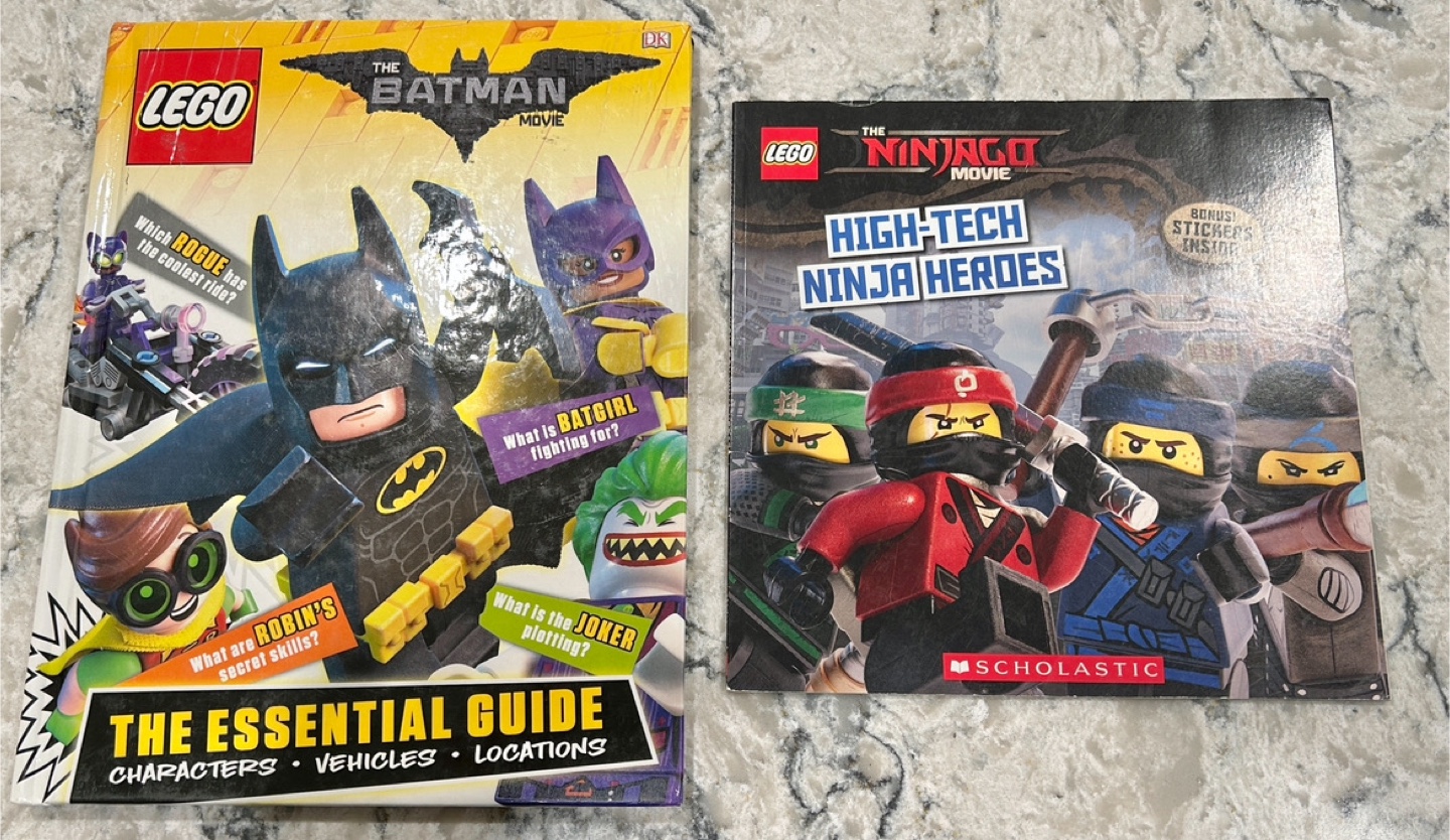 LEGO Batman & Ninjago Movie Books
