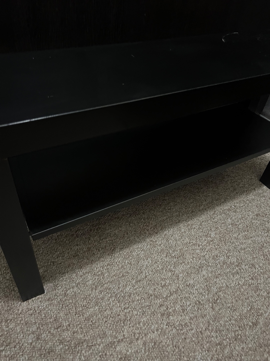 Black TV Stand/Coffee Table - photo 2