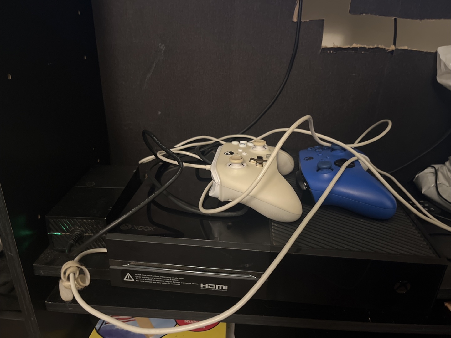 Xbox One Console with Blue Controller