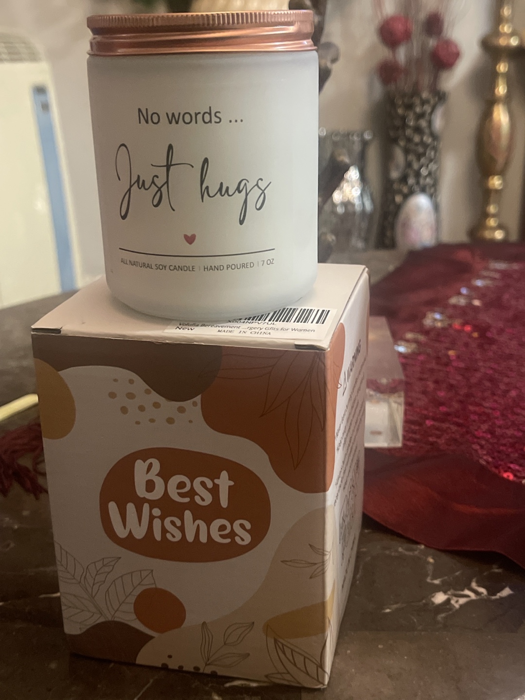 Volufia 'Just Hugs' Soy Candle - New in Box!